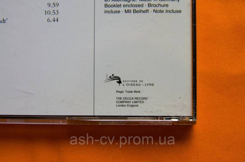 Музичний диск CD. BIBER REQUIEM 1994 - фото фото фото 5
