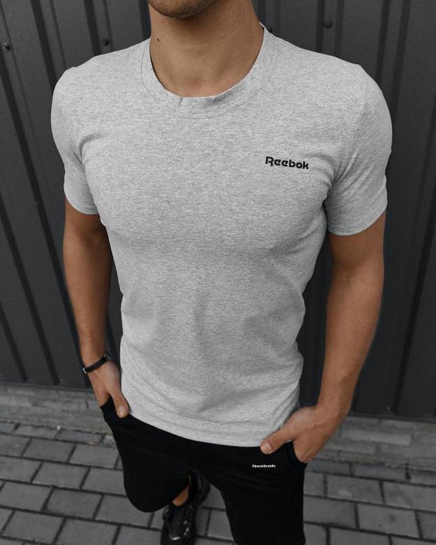 Футболка Reebok серая - фото фото фото 2