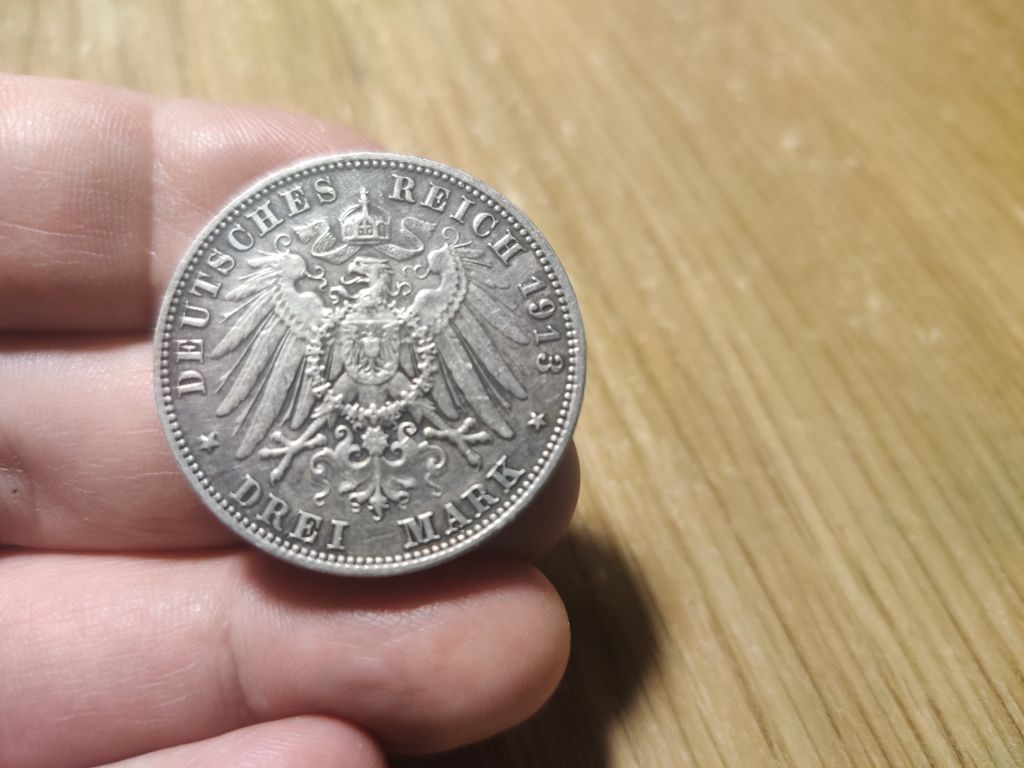 Германская империя 3 марки, 1913 100 лет Битве народов - фото фото фото 3