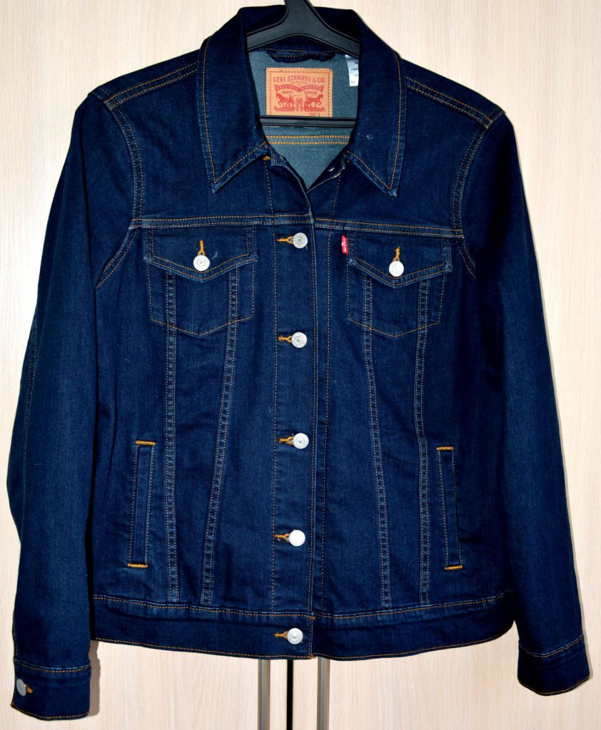 Куртка LEVIS® джинсова жіноча original L нова Y16-E4-4 - фото фото фото 0