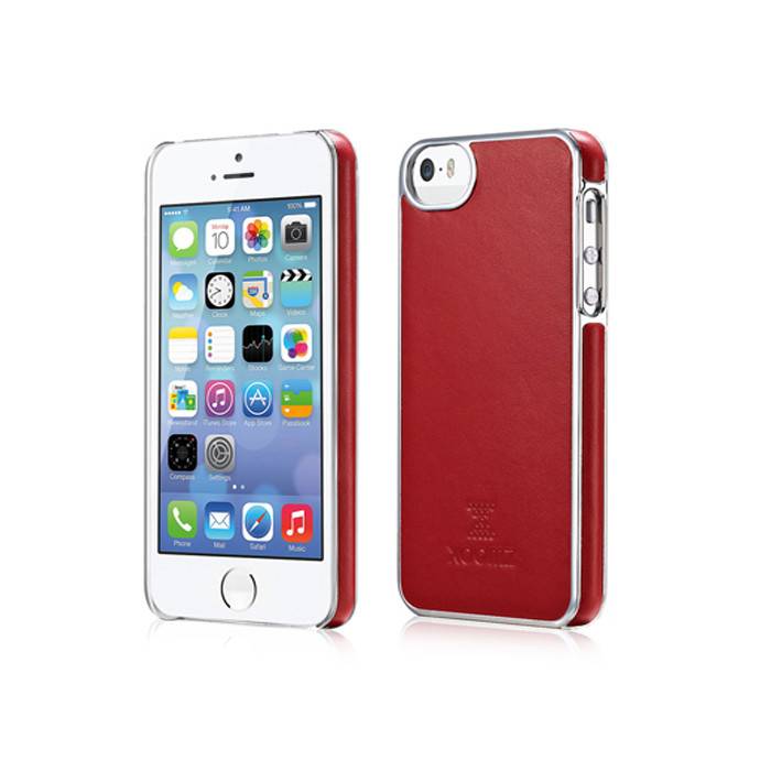 Чехол Xoomz для iPhone 5/5S/5SE Luxury Electroplating Red (back cover) (XIP505R) - фото фото фото 0