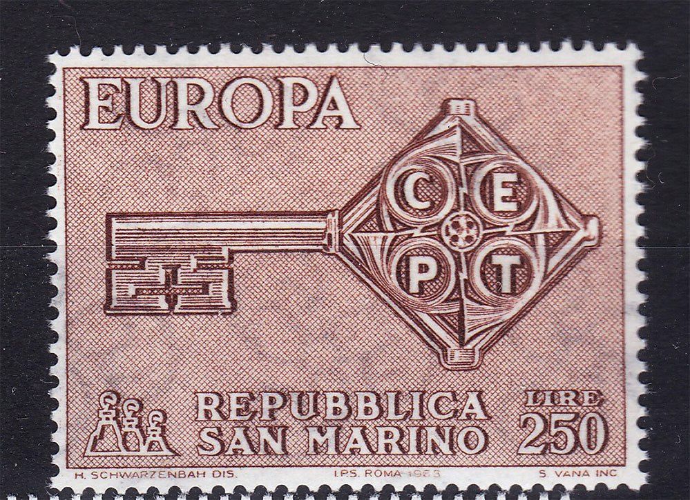 Сан Марино 1968 г MNH  - - EUROPA CEPT - - фото фото фото 0