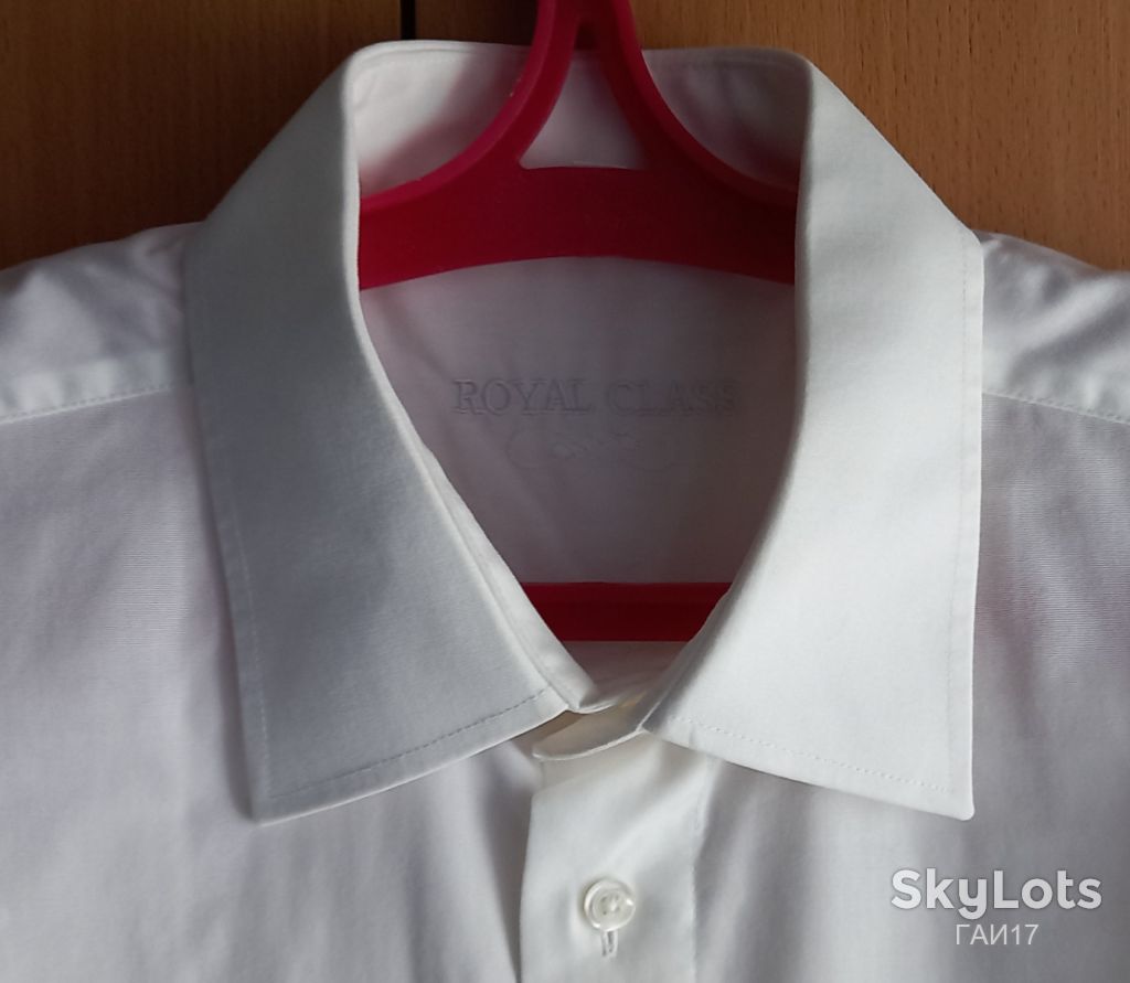 Рубашка от бренда «Royal Class»/Германия/43/White. Сток. - фото фото фото 4
