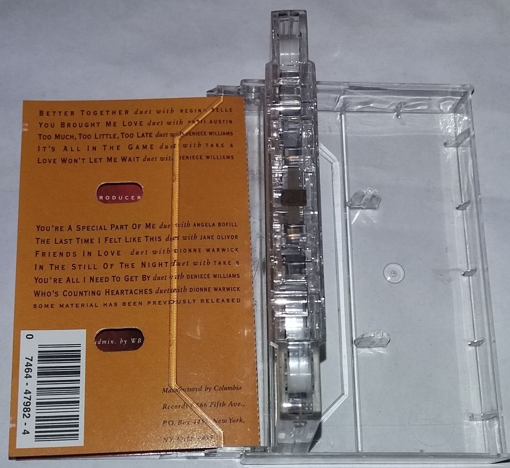 JOHNNY MATHIS Better Together - The Duet Album.  Cassette  US - фото фото фото 2