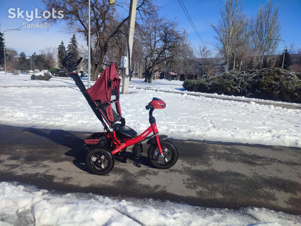 Дитячий триколісний велосипед-коляска Turbo Trike - фото фото фото 1