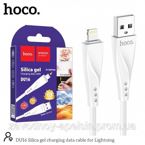 USB Кабель силиконовый iPhone Silica gel for lightning (hoco) - фото фото фото 0