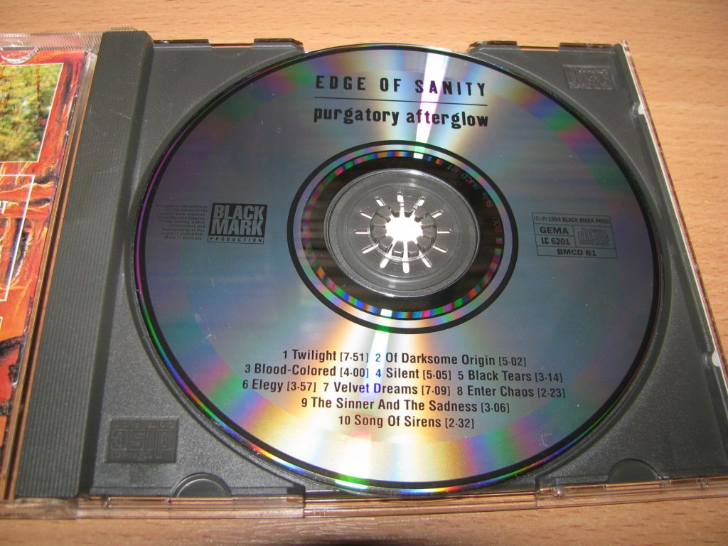 EDGE OF SANITY - Purgatory Afterglow  (1994 Black Mark) - фото фото фото 2