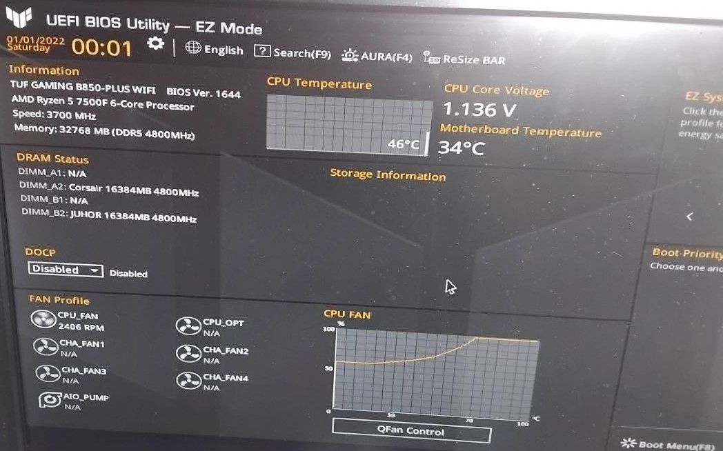 Мать AM5, ASUS TUF GAMING B850-PLUS WIFI . Amd B850 - фото фото фото 4