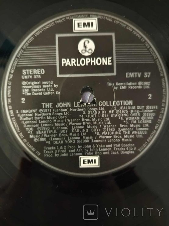 John Lennon The John Lennon Collection  (1982), Parlophone, UK - фото фото фото 2