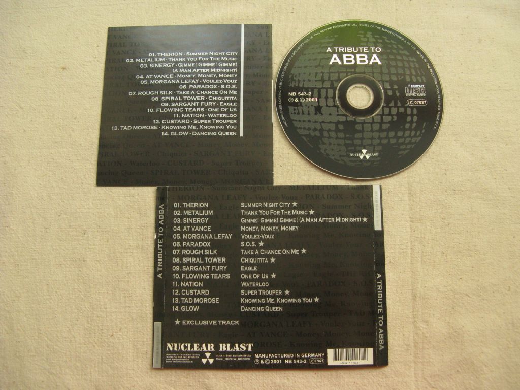 CD A Tribute to ABBA. 2001. - фото фото фото 2