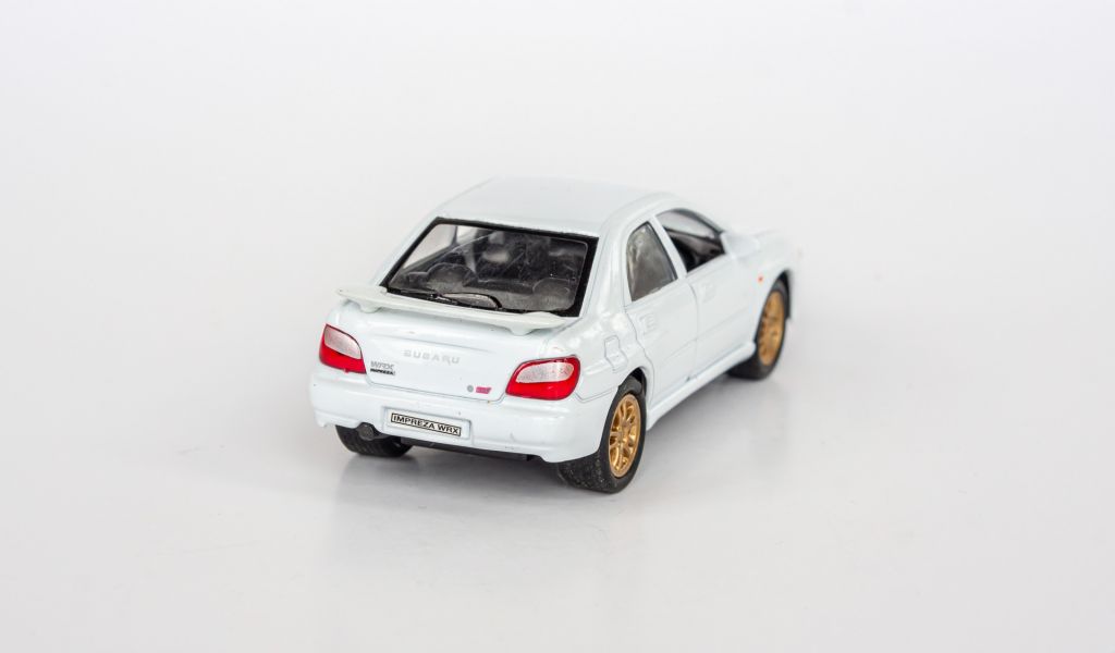 1:38 Subaru Impreza WRX STI 2002 white, WELLY #2342 - фото фото фото 3
