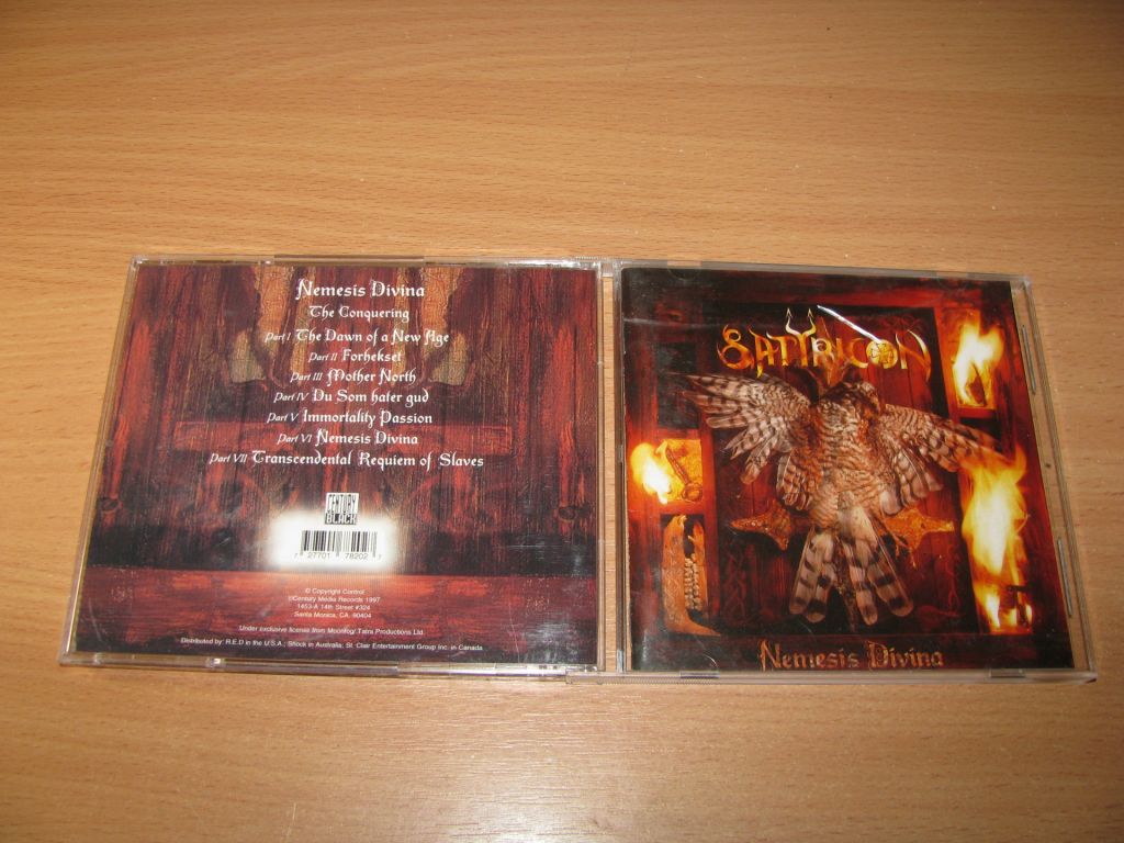 SATYRICON - Nemesis Divina  (1997 Century Black 1st press,USA) - фото фото фото 0