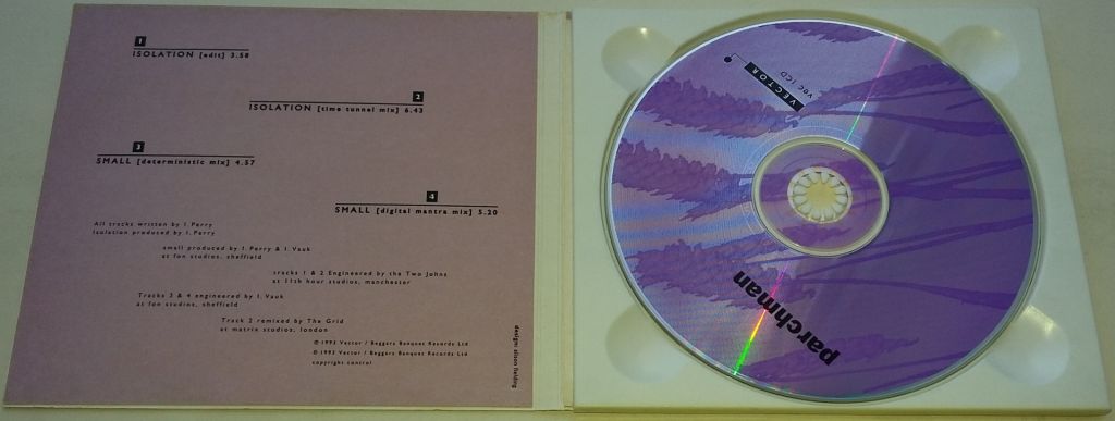 PARCHMAN  Isolation CD, Single UK - фото фото фото 1