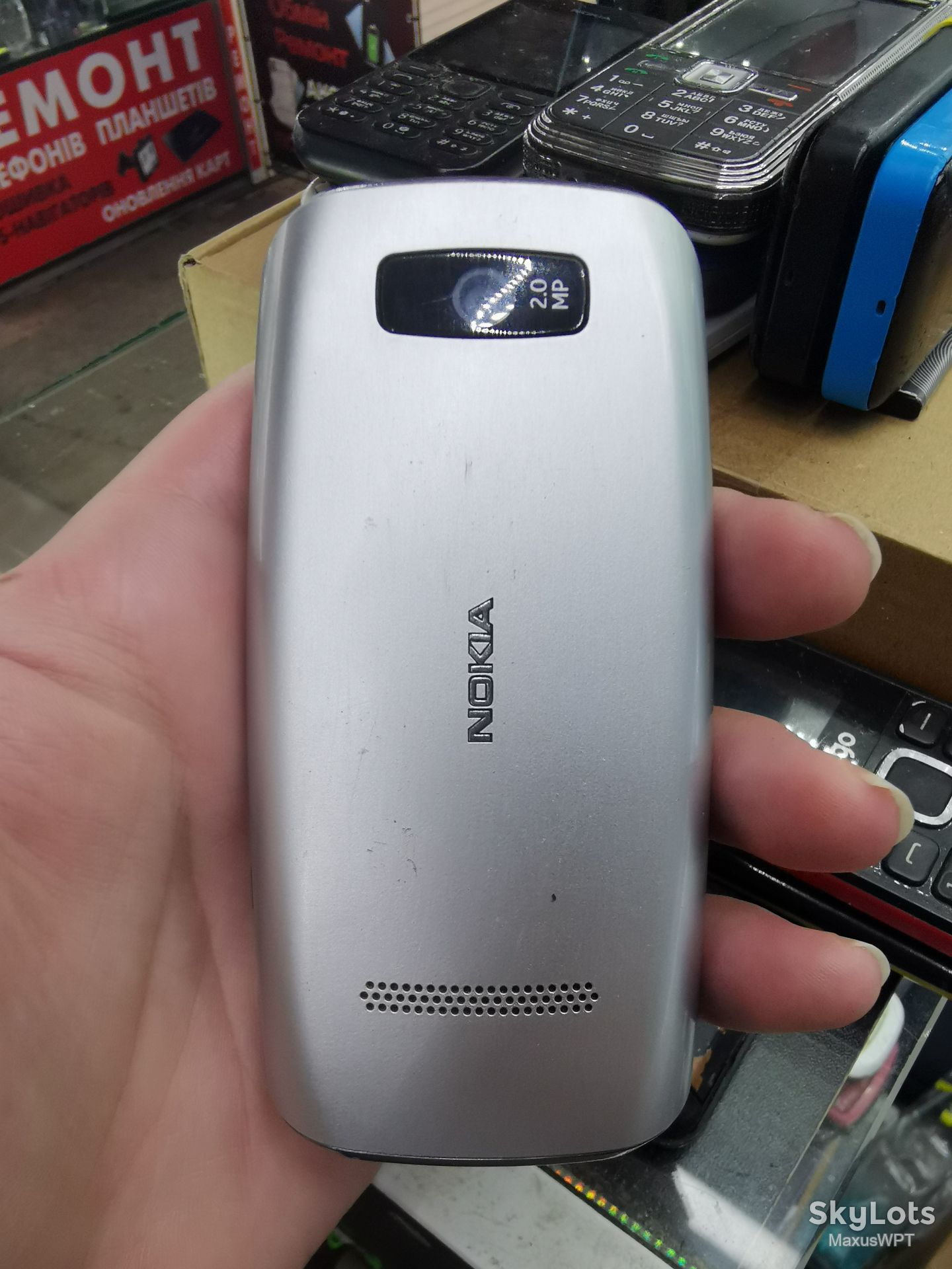 #736 Sklad Nokia 305 silver duos - фото фото фото 4
