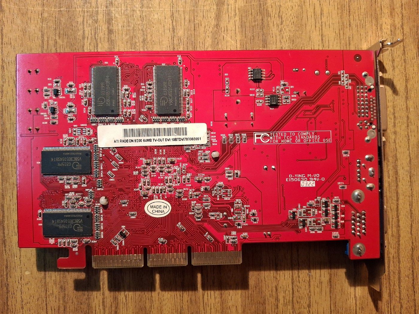 Видеокарта ATI Radeon 9200  (AGP 8x, 64Mb)  (#03) - фото фото фото 3
