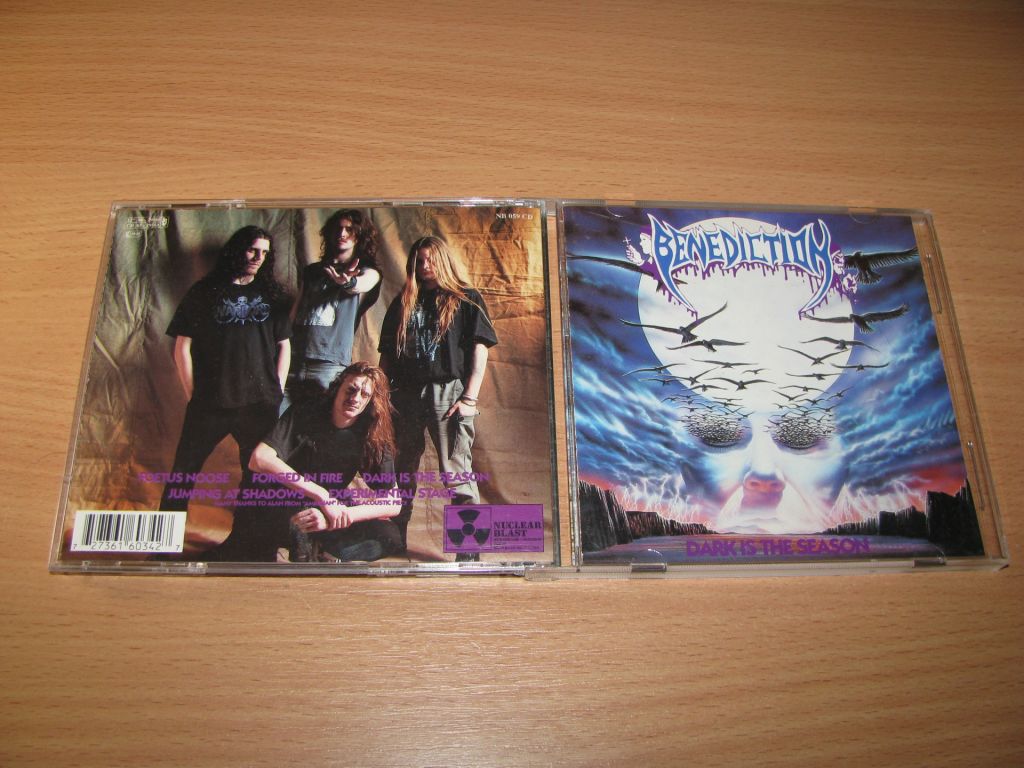 BENEDICTION - Dark Is The Season   (1992 Nuclear Blast 1st press) - фото фото фото 0