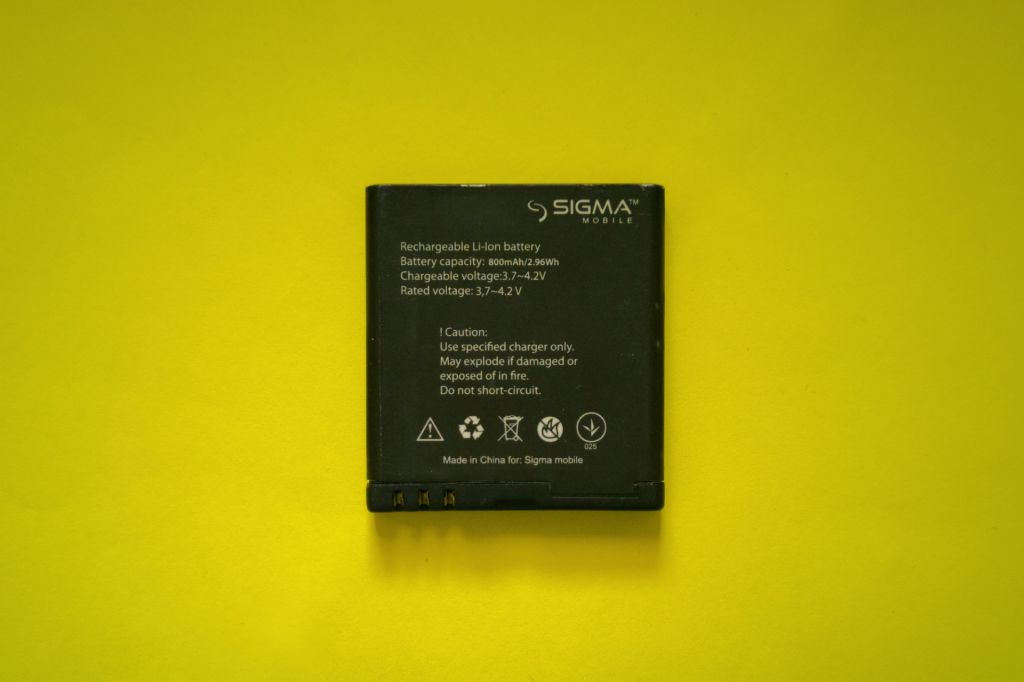 Аккумулятор акб Sigma Comfort 50 Menol | Shell  (800 mAh) - фото фото фото 3