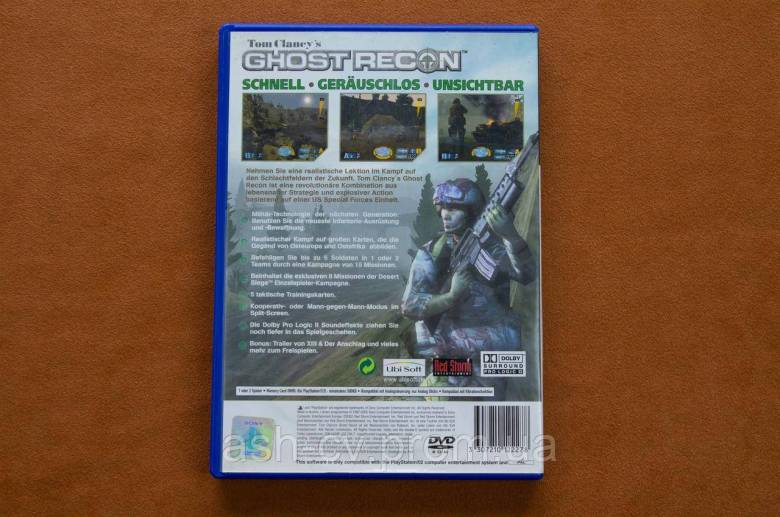 Диск для Playstation 2, гра Tom Clancy&amp;#039;s Ghost Recon - фото фото фото 4