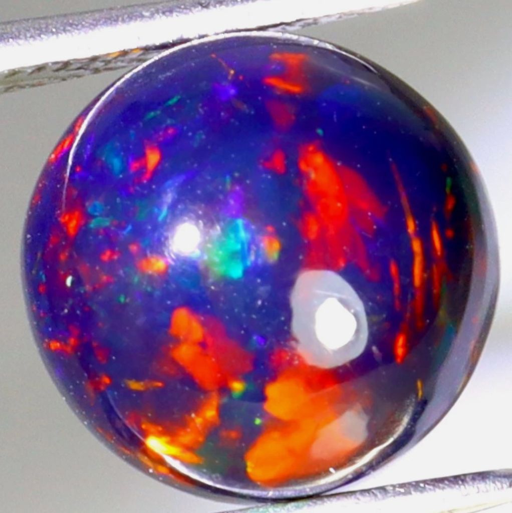 2.64ct Натуральный черный Опал,Эфиопия. - фото фото фото 1