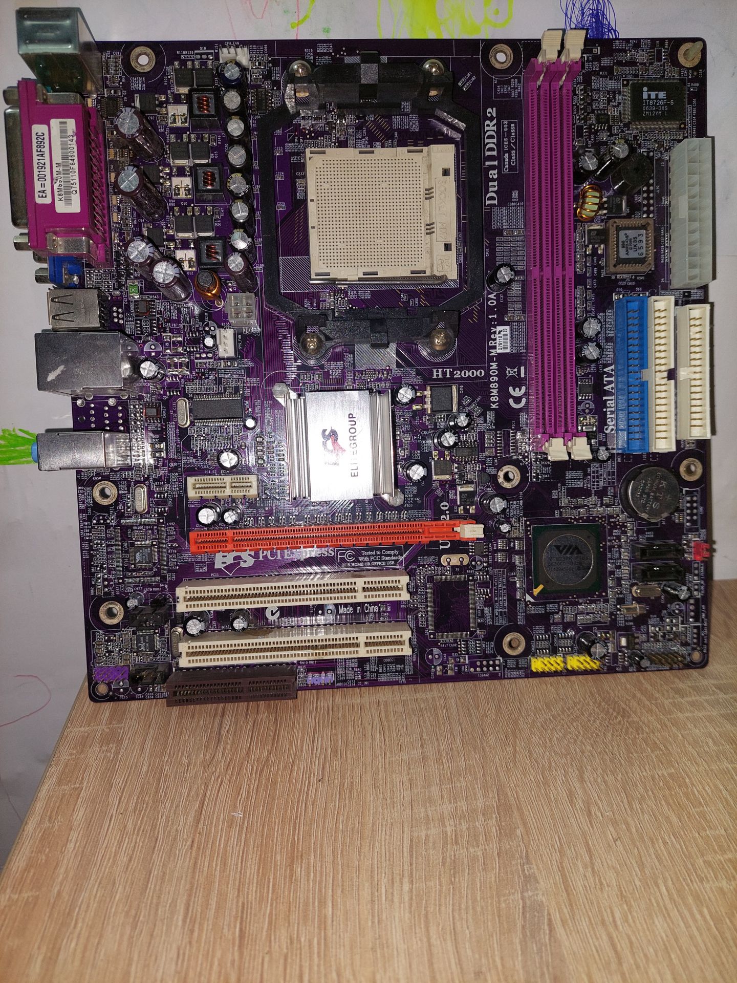 Материнська плата Elitegroup K8M890M-M  (V1.0A)Socket AM2MicroATX 2x DDR2 - фото фото фото 1