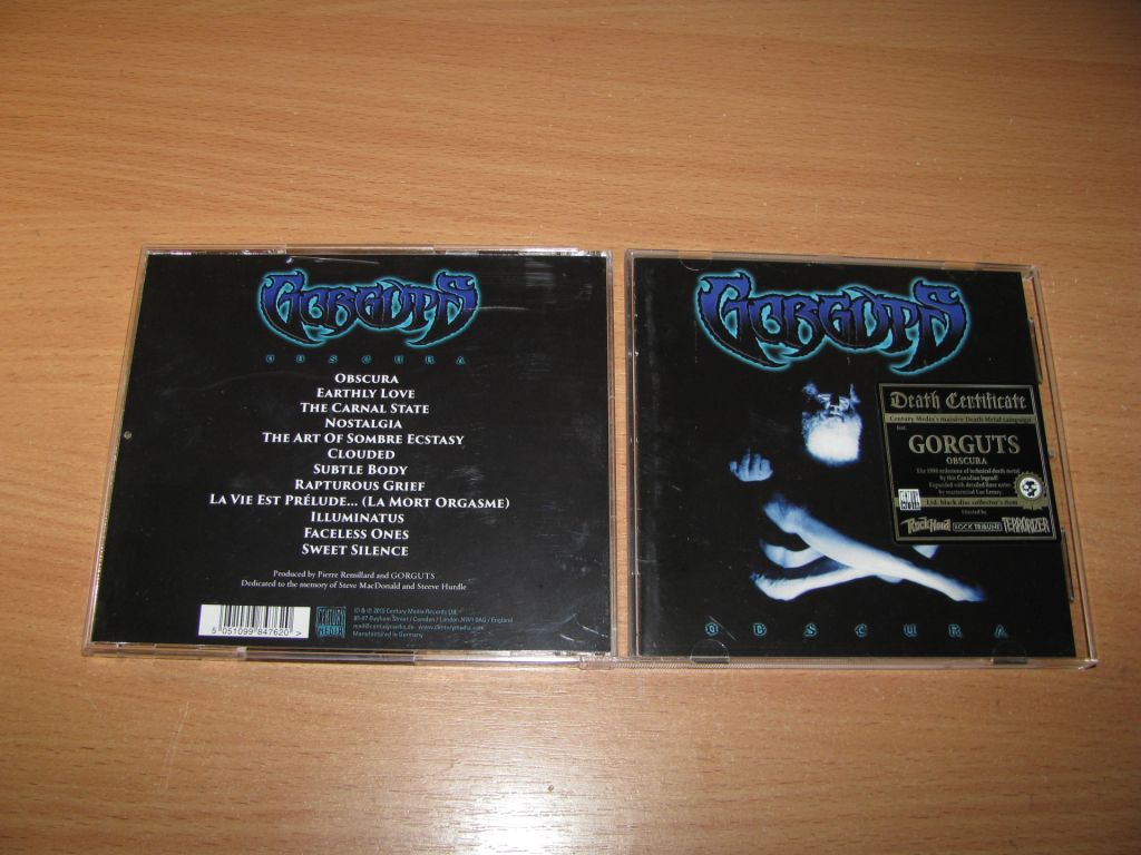 GORGUTS - Obscura  (2015 Century Media LIMITED EDITION) - фото фото фото 0