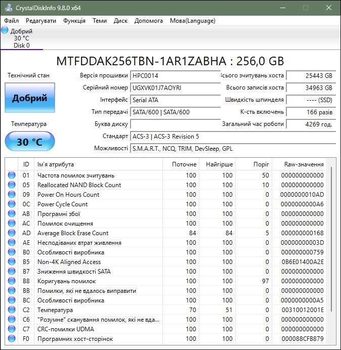 SSD 2.5 SATA 256GB Micron - фото фото фото 1