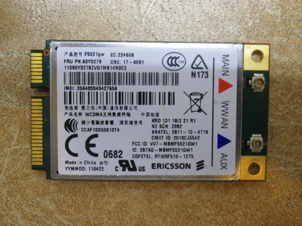Б/У 3G модем на Lenovo ThinkPad T520 - фото фото фото 0
