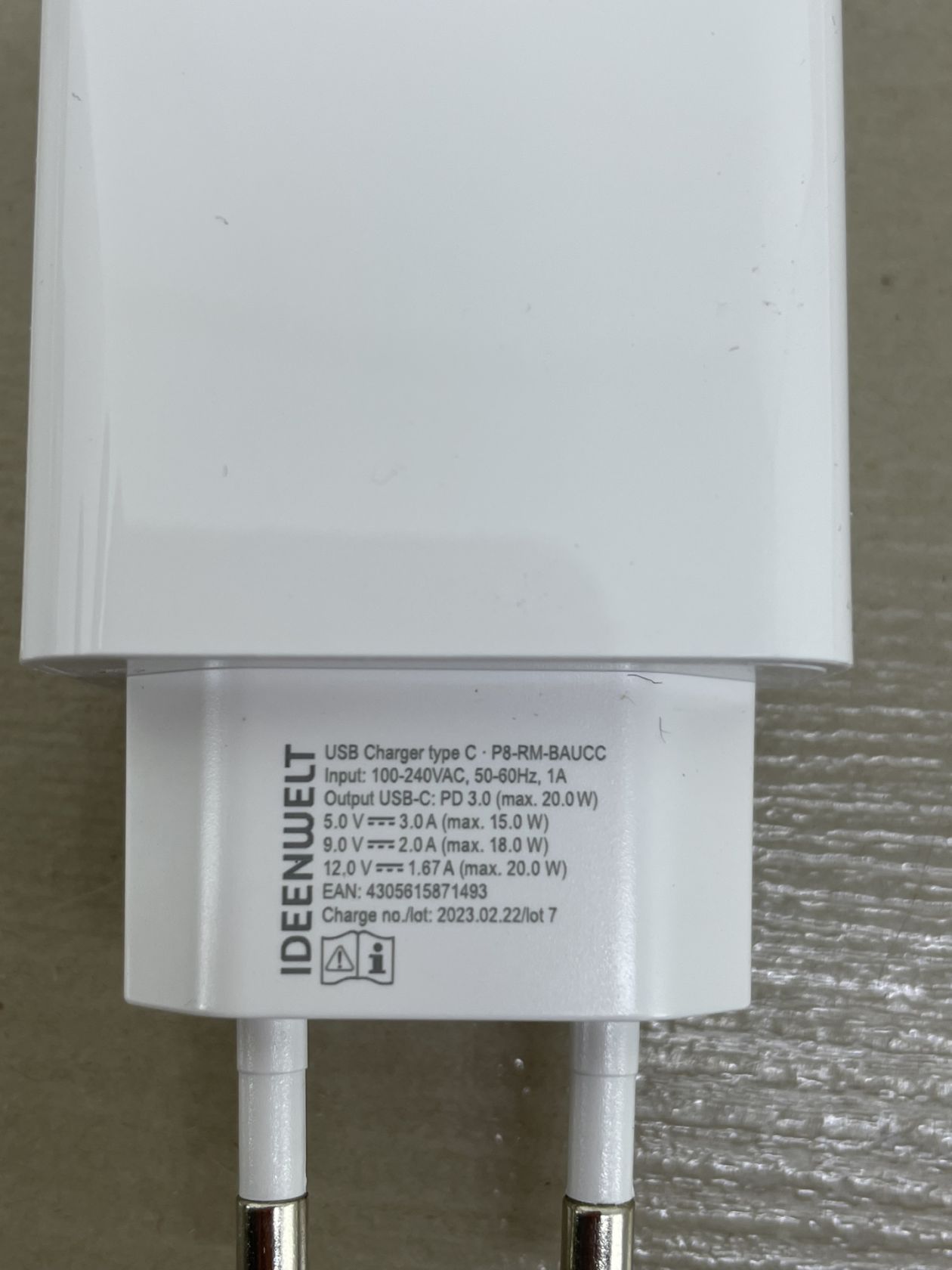 лот № 1210 Блочок ideen welt USB-A   (Німеччина) - фото фото фото 5