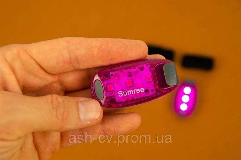Ліхтар, ліхтарик, для видимості, у темряві, Sunree, LED, Safety, 2шт - фото фото фото 3