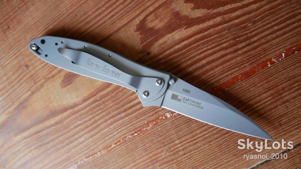 Kershaw Leek 1660 Сталь, 8Cr13MoV Grey, Replica, EDC, Frame Lock - фото фото фото 13