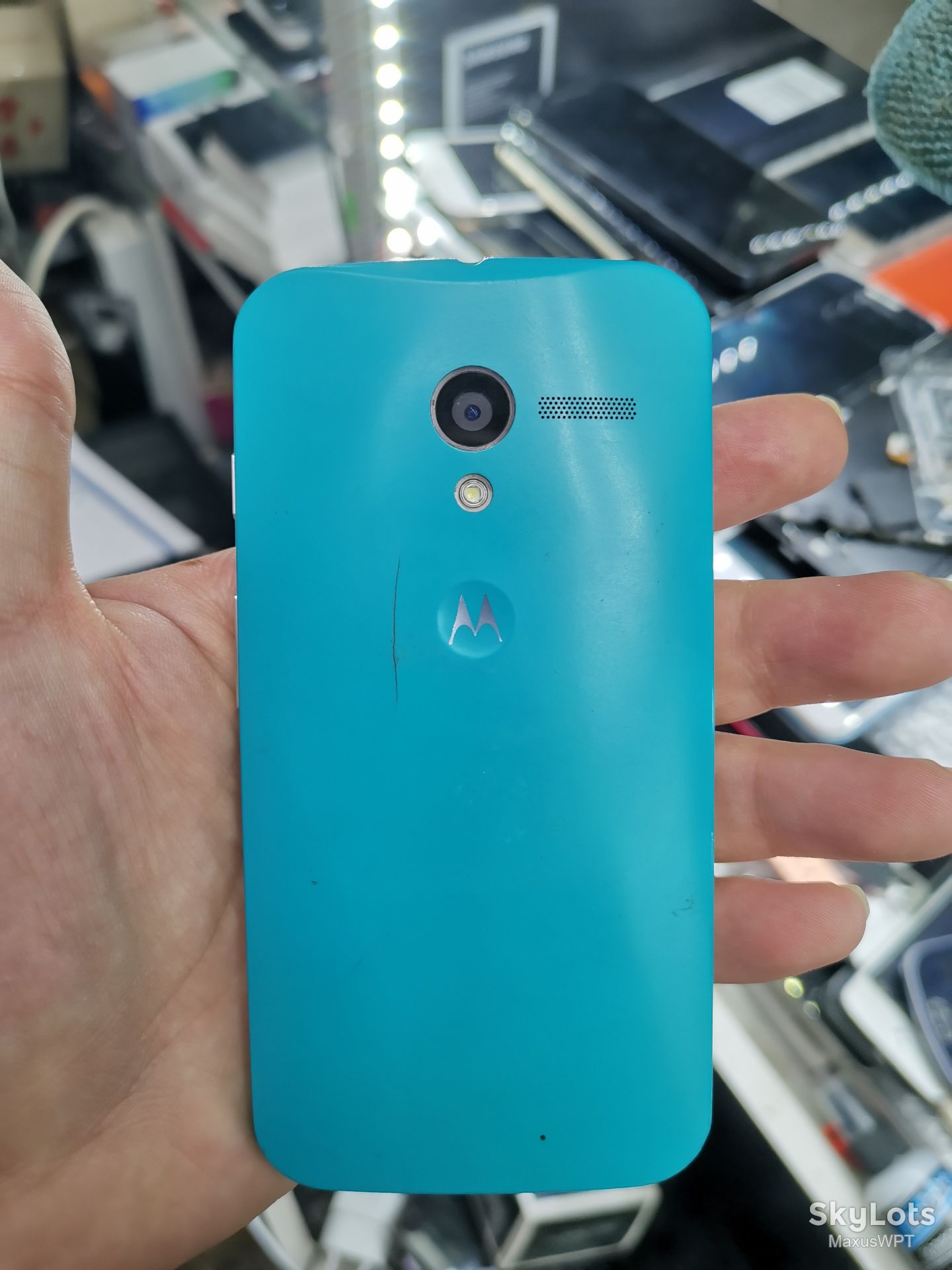 #670 sklad Motorola Moto X blue - фото фото фото 1