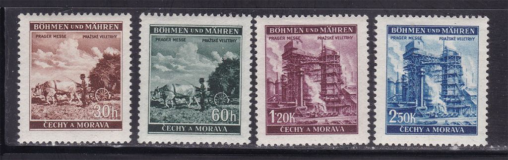 Богемия и Моравия  1941  г MLH - фауна , бык - фото фото фото 0