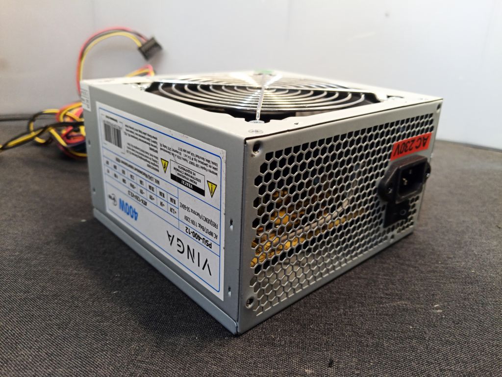 Б/У Блок живлення Vinga model: PSU-400-12 400W / 120FAN  код Б337 - фото фото фото 0
