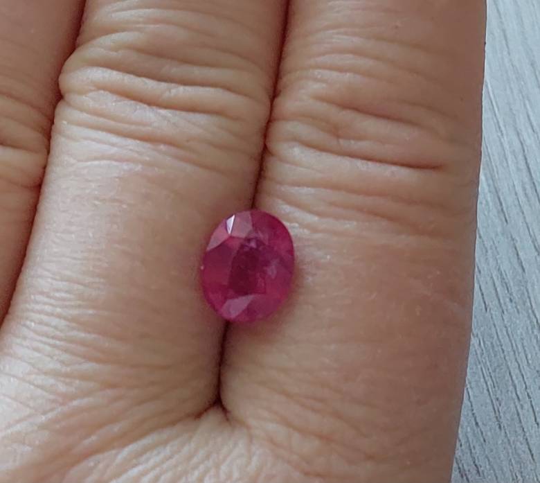 Рубин  3.72  Ct.  9.7 x 7.6 x 5.1 mm - фото фото фото 6