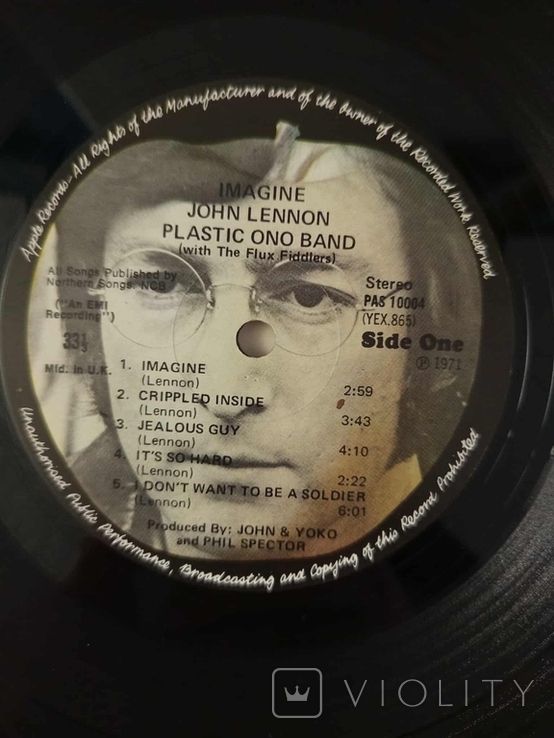 John Lennon - Imagine .Apple Records Пластинка - фото фото фото 1