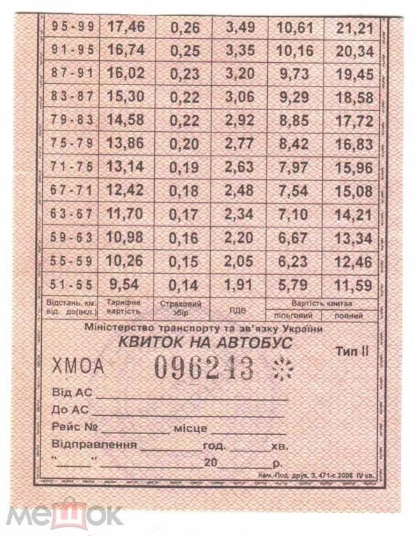 Талон на проезд. Украина. Нетешин. - фото фото фото 0