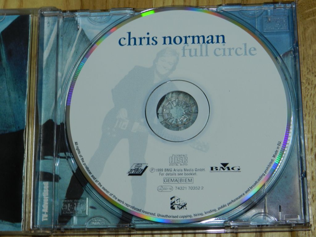 CD   Chris Norman - Full Circle - фото фото фото 1
