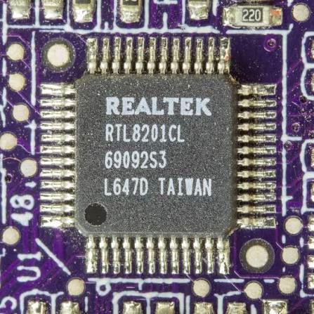 3122Ч - Мікросхема мережевого трансивера   (Ethernet PHY Controller) Realtek RTL8201CL   (Б&amp;#92;В) - фото фото фото 0