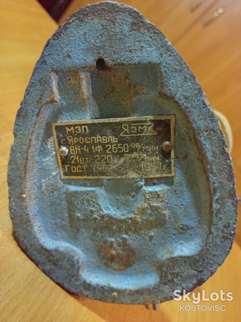 Электровентилятор "ВН-4" 1957 год. - фото фото фото 3