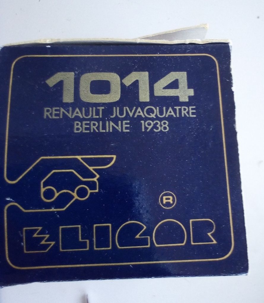 RENAULT JUVAQUATRE BERLINE 1938 by Eligor 1:43 - фото фото фото 4