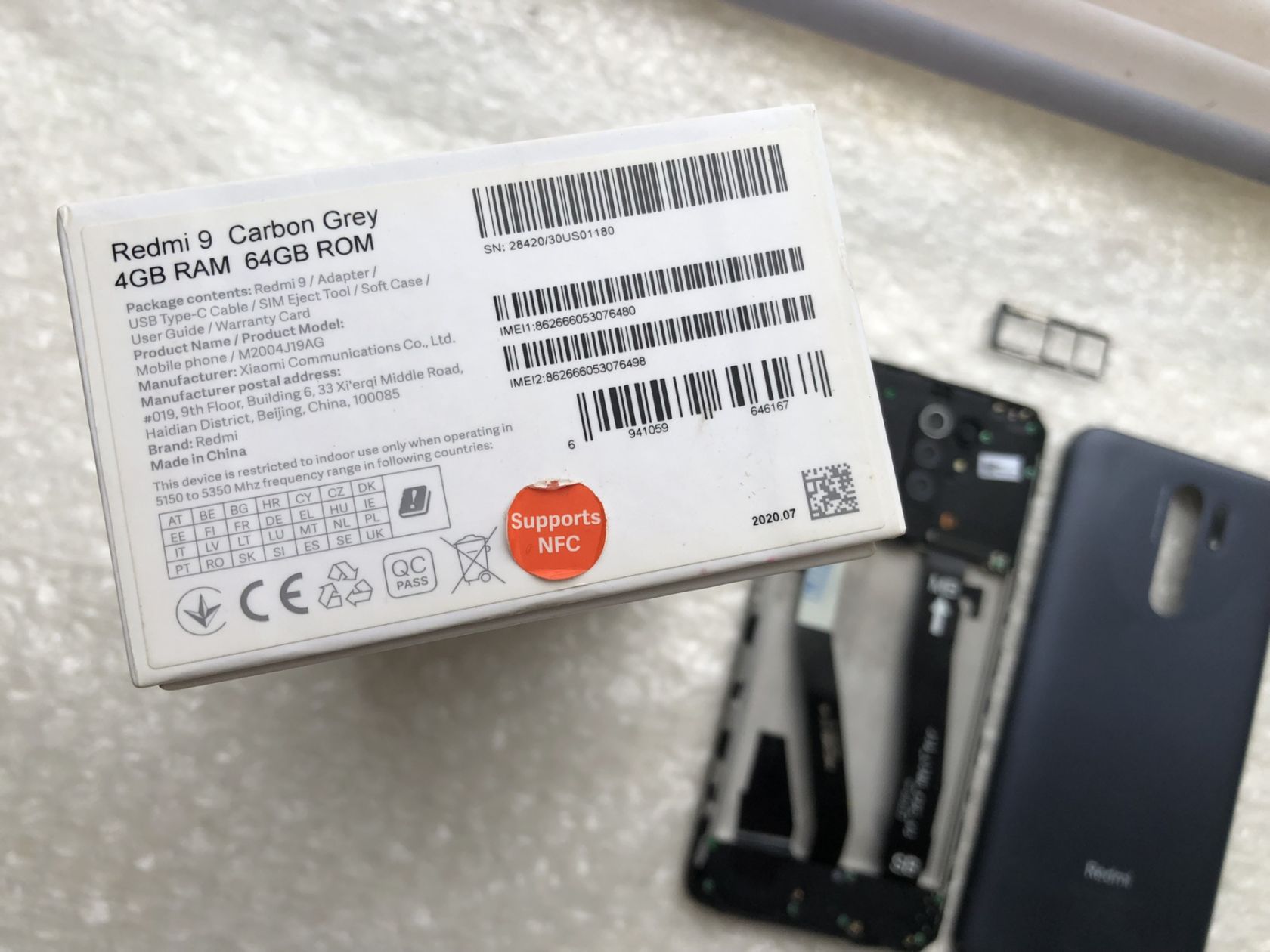 ПІД РЕМОНТ! Смартфон Xiaomi Redmi 9 RAM 4Gb ROM 64GB Carbon Gray - фото фото фото 3