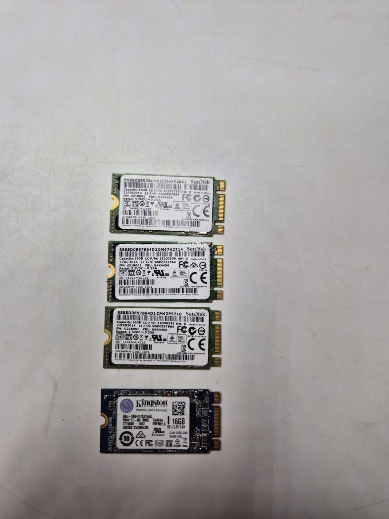 SSD Sandisk, Kingston 16Gb m.2 Sata формат 2242 - фото фото фото 0