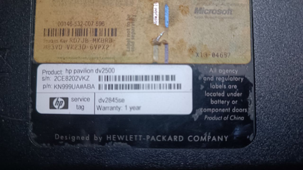 Ноутбук HP DV2500 Аукцион - фото фото фото 4