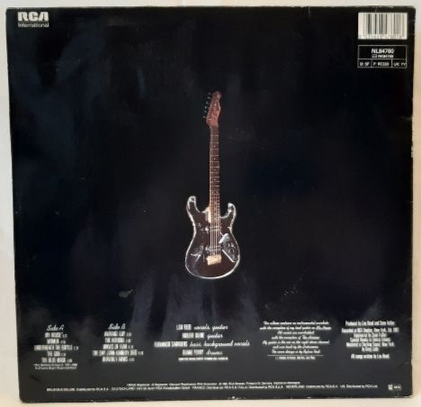 Lou Reed - The Blue Mask - 1982.  (LP). 12. Vinyl. Пластинка. Germany. - фото фото фото 1