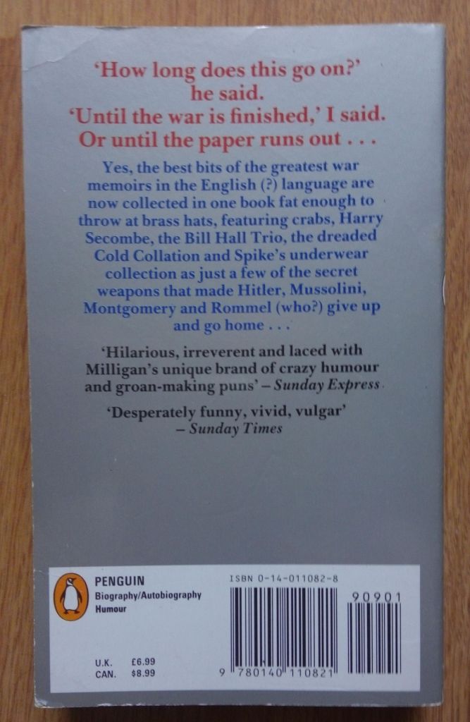 Milligans War Spike Milligan English на Английском книга - фото фото фото 3