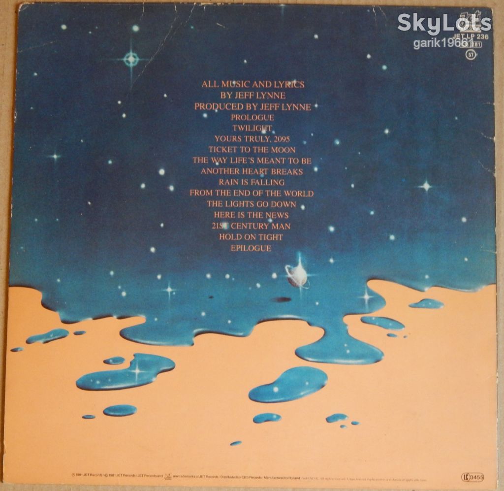 ELO – Time  (Jet Records – JET LP 236, Holland) insert EX+/NM- - фото фото фото 1