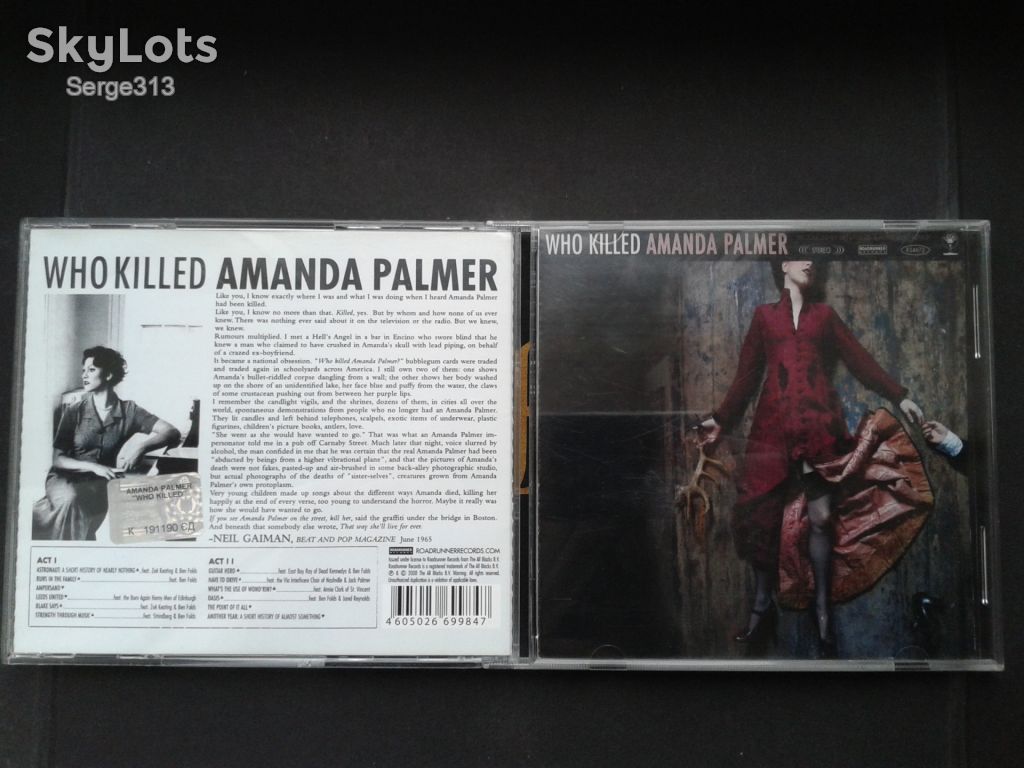 Amanda Palmer - Who Killed Amanda Palmer - фото фото фото 0