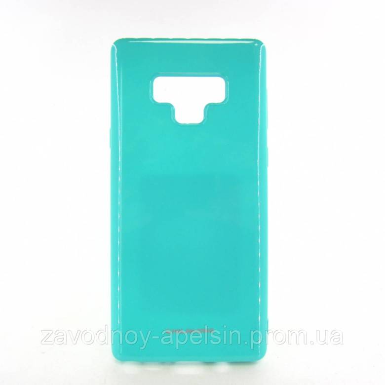 Samsung N960 Note9 Силиконовый чехол Jelly (ментоловый) - фото фото фото 0