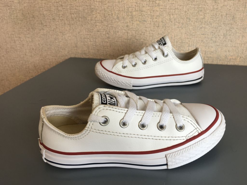 Кеды Converse All Star,р.30,натуральная кожа,оригинал - фото фото фото 4