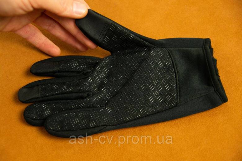 Рукавички, Unisex Winter Thermal Warm Black L - фото фото фото 2